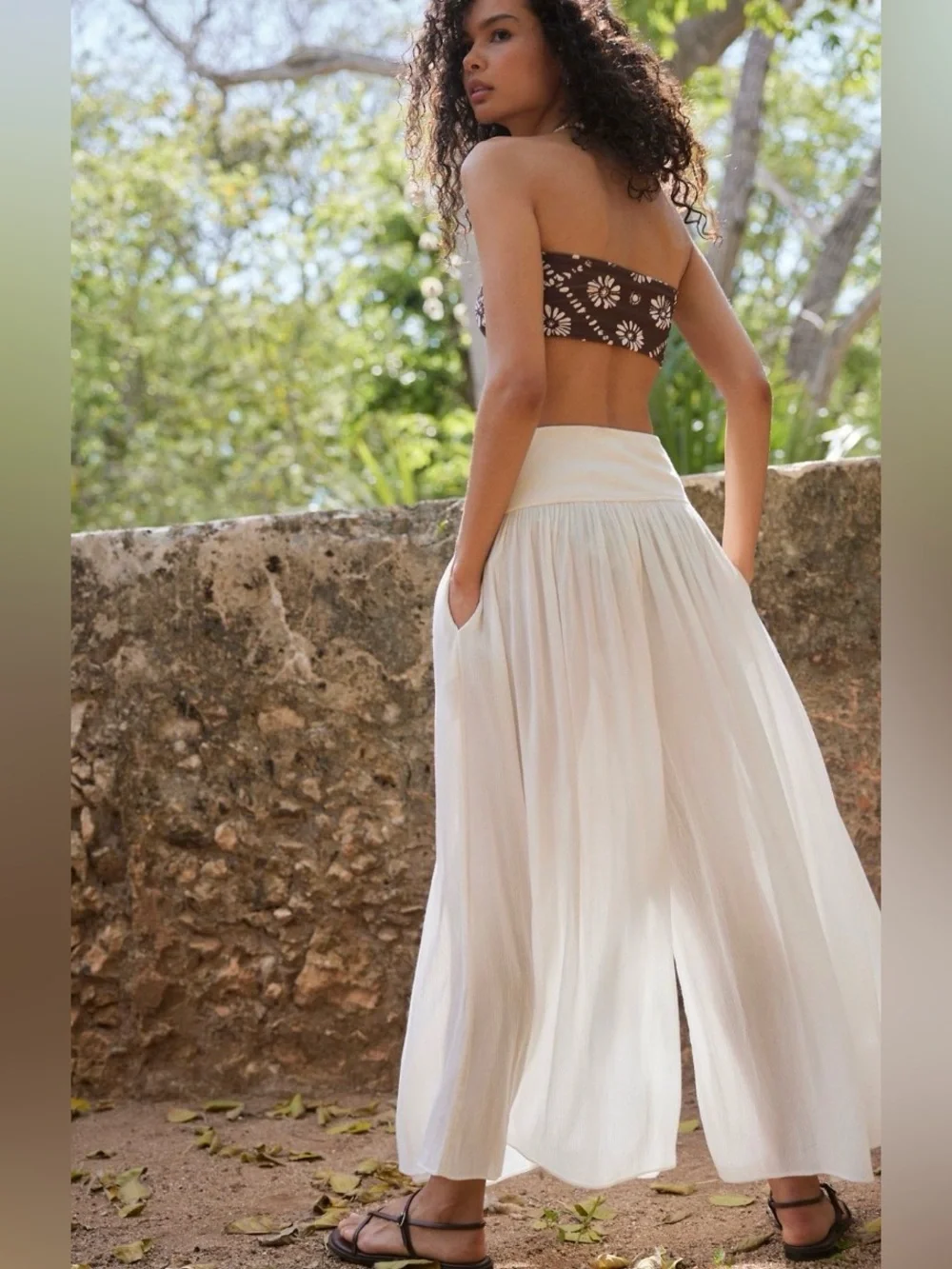 Free people Finn pants in moon glow